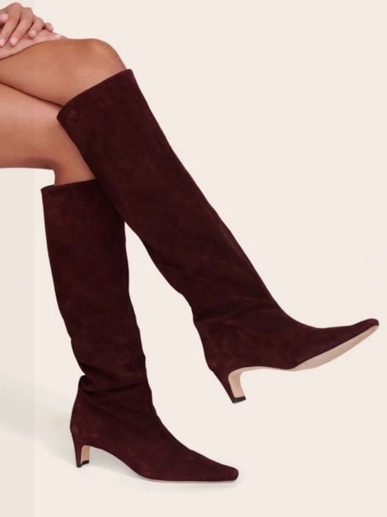 STAUD Shoes - STAUD Wally Suede knee high boots